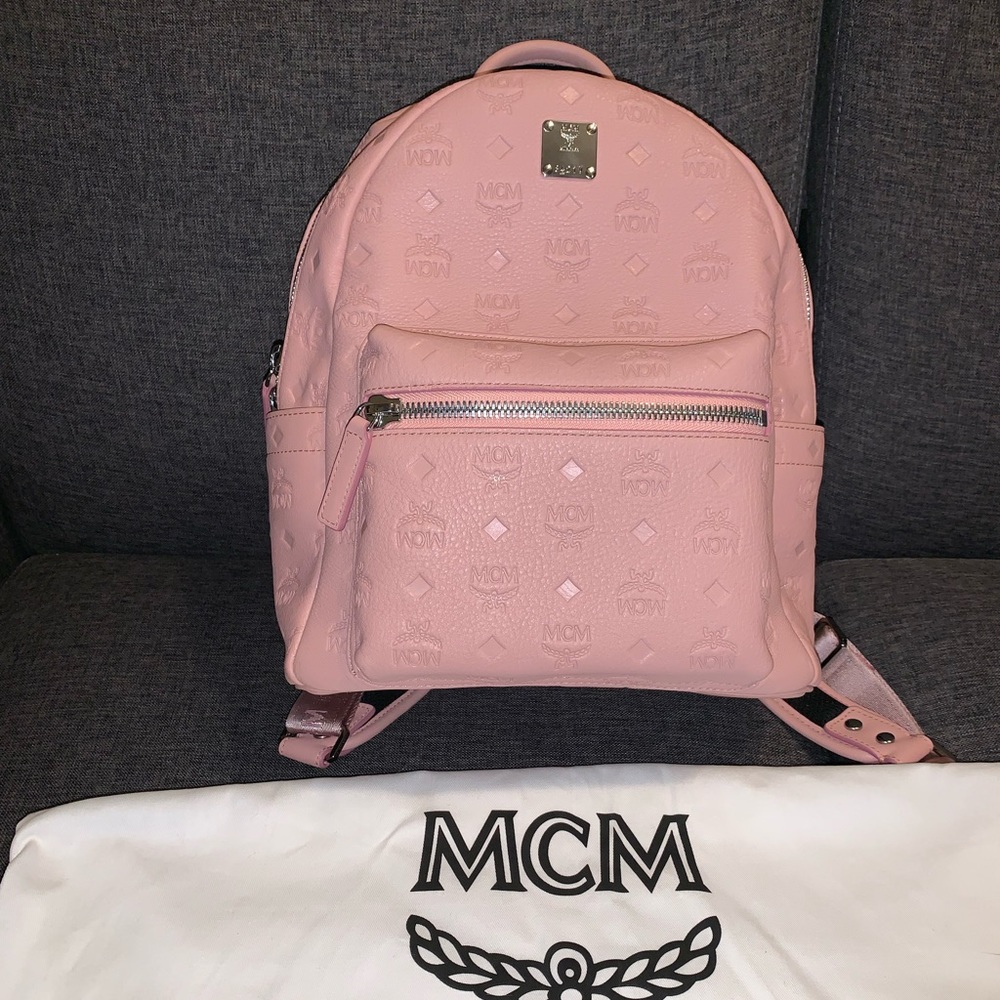 Blush MCM backpack